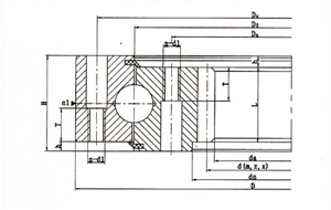 单排球式回转支承(HS系列)